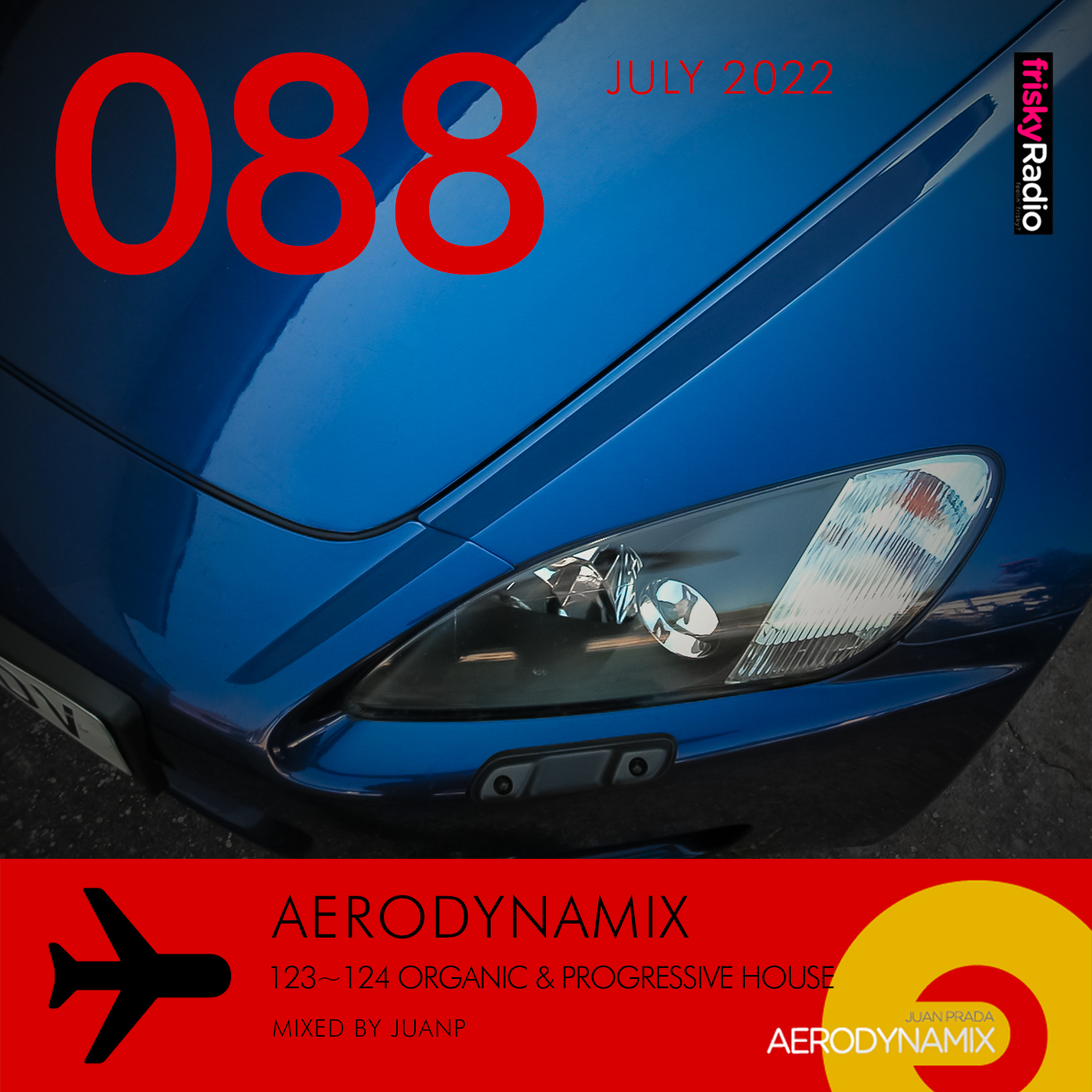 Aerodynamix 088 @ Frisky Radio July 2022 mixed by JuanP