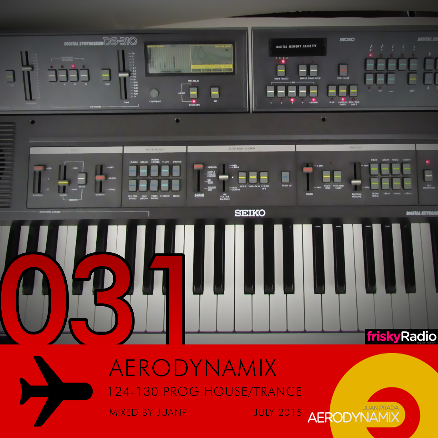 Aerodynamix 031 @ Frisky Radio July 2015 mixed by JuanP