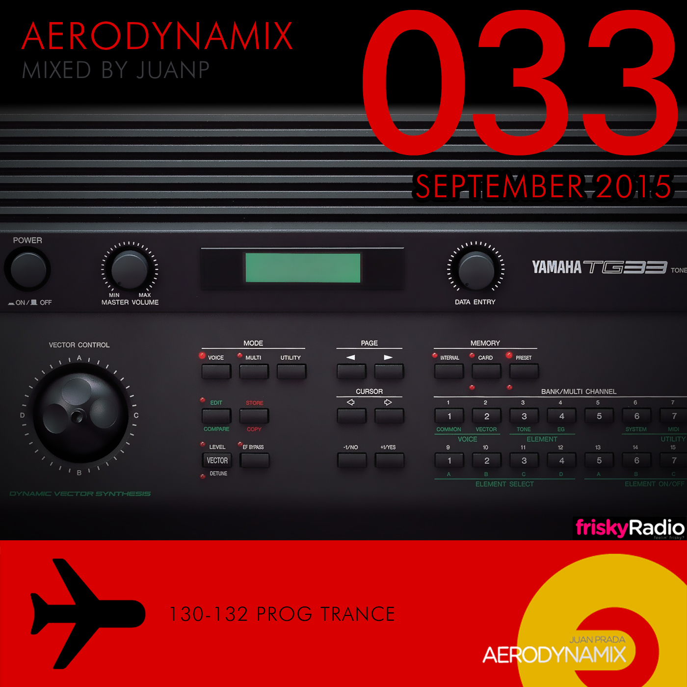 Aerodynamix 033 @ Frisky Radio September 2015 mixed by JuanP