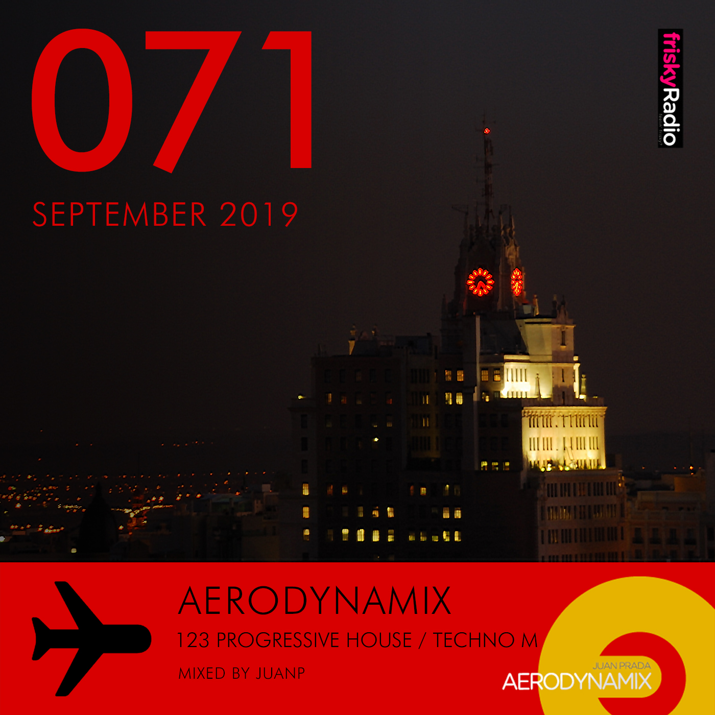 Aerodynamix 071 @ Frisky Radio September 2019 mixed by JuanP