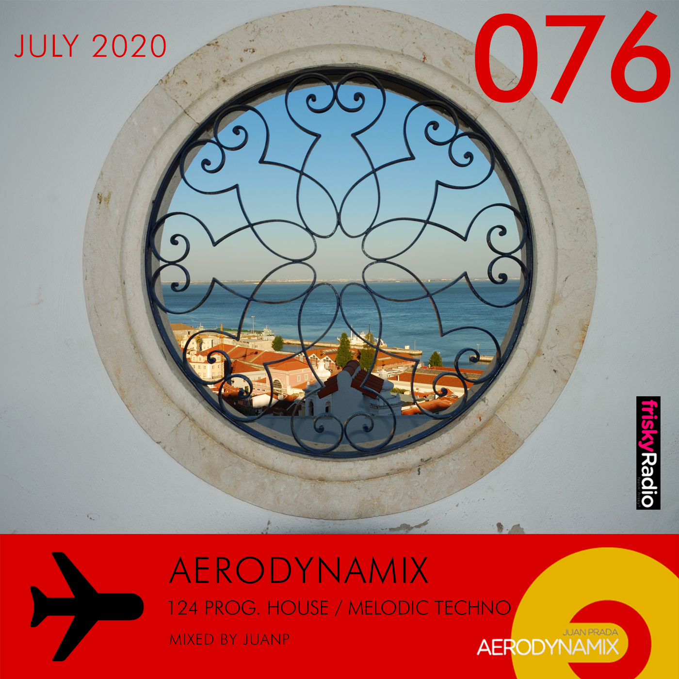 Aerodynamix 076 @ Frisky Radio July 2020 mixed by JuanP